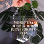 More Than A Body Clear Acrylic Banner With Chain, thumbnail 3 of 7