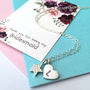 Initial Heart And Star Necklace, thumbnail 2 of 12