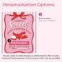 Personalised Jelly Hearts Retro Sweets Tin Valentine's Gift, thumbnail 2 of 4