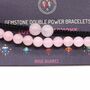 Rose Quartz Power Bracelet Set, thumbnail 3 of 3