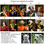 Personalised Regal King Or Admiral Renaissance Pet Portrait, thumbnail 2 of 12