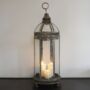 Antique Gold Moroccan Large Candle Lantern, thumbnail 1 of 3