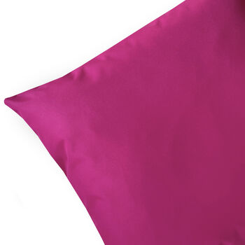 Hot Pink Water Resistant Garden And Outdoor Cushion, 2 of 3