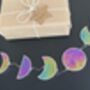 Glass Moon Phases Wall Hanging Multicolor, thumbnail 7 of 8