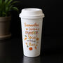 Personalised Pumpkin Spice Travel Mug, thumbnail 2 of 5