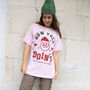 How Yule Doin' Women's Christmas T Shirt In Pink, thumbnail 4 of 4