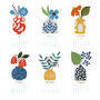 2024 Floral Illustrated Mini Wall Calendar, thumbnail 3 of 5