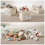 Set Of Three Storage Box With Lid Organiser Baskets, thumbnail 4 of 7