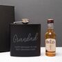 Personalised Hip Flask And Miniature Bells Whisky Gift, thumbnail 2 of 4