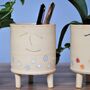 Personalised Ceramic Planter With Flower Print, thumbnail 4 of 7