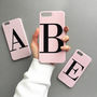 Dusty Pink Personalised Alphabet Phone Case, thumbnail 2 of 9