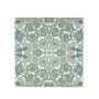Aqua Pomegranate Handprinted Ceramic Tile, thumbnail 1 of 11