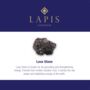 Men's Clear Quartz And Lava Bead April Birthstone Bracelet, thumbnail 7 of 10