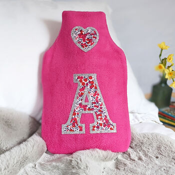 Liberty Initial Hot Water Bottle Cover, 2 of 6