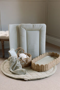 Scallop Edge Baby Changing Basket, 6 of 6
