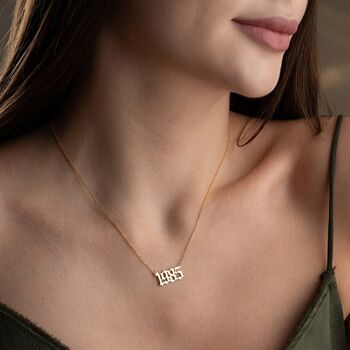 Personalised 'Milestone Year' Necklace, 4 of 8