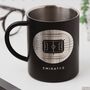 Arsenal Stadium Custom Engraved Steel Mug Football Gift, thumbnail 1 of 5