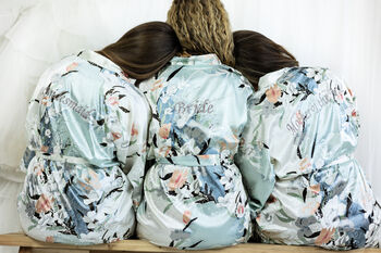 Personalised Women's Wedding Bridal Dressing Gown Special Offer, 2 of 3