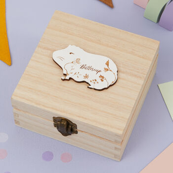 Personalised Pet Guinea Pig Jewellery Box Gift, 2 of 2