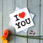 Personalized I Love You Valentines Card, thumbnail 2 of 4