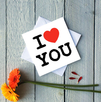 Personalized I Love You Valentines Card, 2 of 4