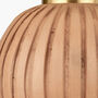 Natural Terracotta Textured Ball Table Lamp, thumbnail 8 of 10