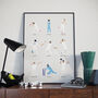 England Cricket Collection Poster, thumbnail 1 of 4