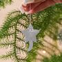 Flying Squirrel Party Animal Christmas Tree Decoration, thumbnail 1 of 4