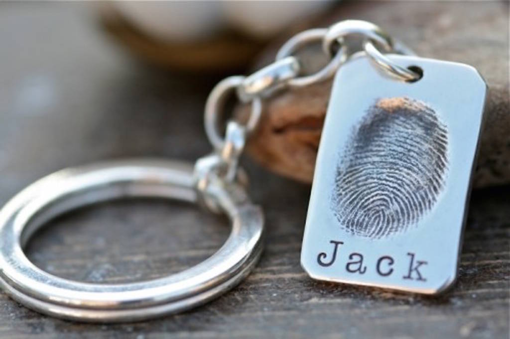Image of Fingerprint Tag Keyring