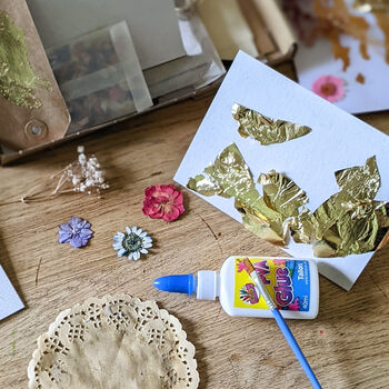 Pressed And Dried Flower Card K It Make Your Own Thank You Teacher Card, 5 of 9