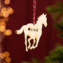 Personalised Wooden Pet Christmas Decoration, thumbnail 2 of 7