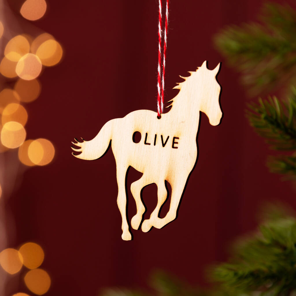 Personalised Wooden Pet Christmas Decoration By TwentySeven