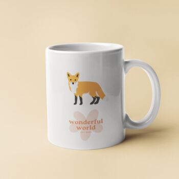 Fox Mug, Personalised Fox Mug, 3 of 4