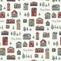 Nordic Christmas Village Wrapping Paper 3m Roll, thumbnail 2 of 5