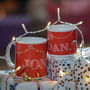 Personalised 'Name In Christmas Lights' Mug, thumbnail 3 of 5