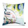 Louise Multi Coloured Abstract Cushion, thumbnail 2 of 3