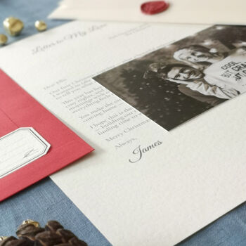 A Letter To My Partner On Our First Christmas Personalised Keepsake, 4 of 9