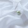 Light Green Faux Pearl Modesty Pin, thumbnail 3 of 12