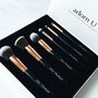 Christmas Luxurious Personalised Makeup Brushes Engraved Set, thumbnail 4 of 10