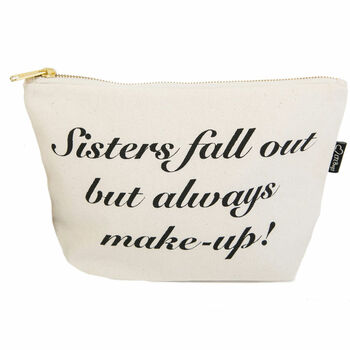 Sisters Make Up Or Toiletry Bag, 2 of 2