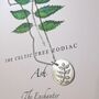 Ash, Tree Zodiac Necklace, thumbnail 1 of 11