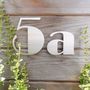 Stainless Steel Art Deco House Number, thumbnail 1 of 12