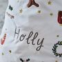 Personalised Plush Neutral Christmas Sack, thumbnail 3 of 4