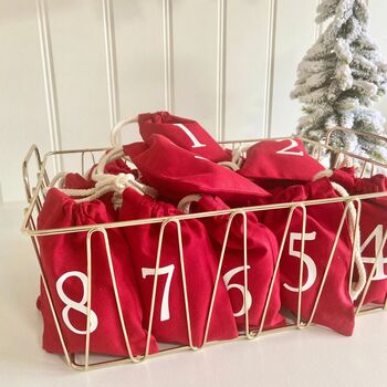 Reusable Advent Calendar Bags, 2 of 5