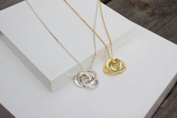 Valentine's Day Personalised Ring Necklaces, 4 of 8