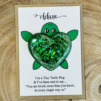 Tiny Turtle Pocket Hug Card, 2 of 4