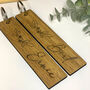 Oak Personalised Couple Keyring, thumbnail 2 of 3