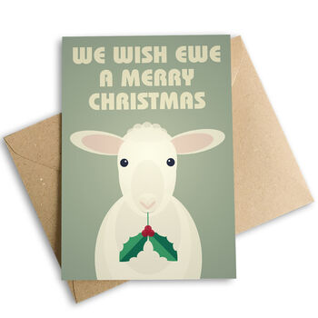 Funny Animal Christmas Cards Pack Of Eight, 3 of 9