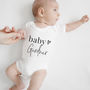 Personalised Baby Name Short Sleeve Bodysuit, thumbnail 5 of 11