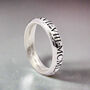 Personalised Silver 5mm Wide Ring Band, thumbnail 7 of 7